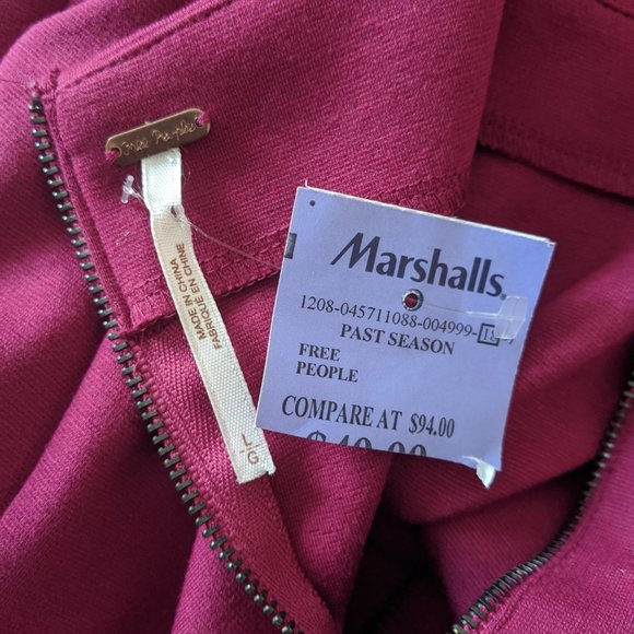 Free People ▪ Magenta Cha Cha Mini Skater Dress - Picture 9 of 10